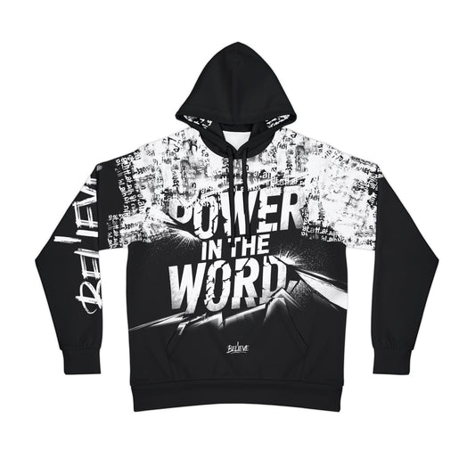 Power in the Word Athletic Hoodie - Motivational Fitness Wear for Empowerment